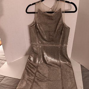Julila Jordan Champagne Sequin Dress sz. 8  NWT